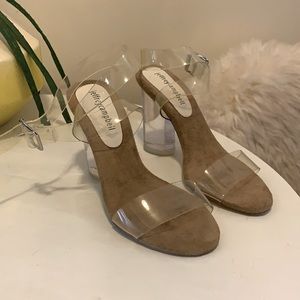 Jeffrey Campbell lucite heel
